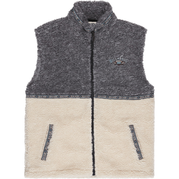 2026 Billabong Mens Tombstone Fleece Vest EBYPF03002 - Raven